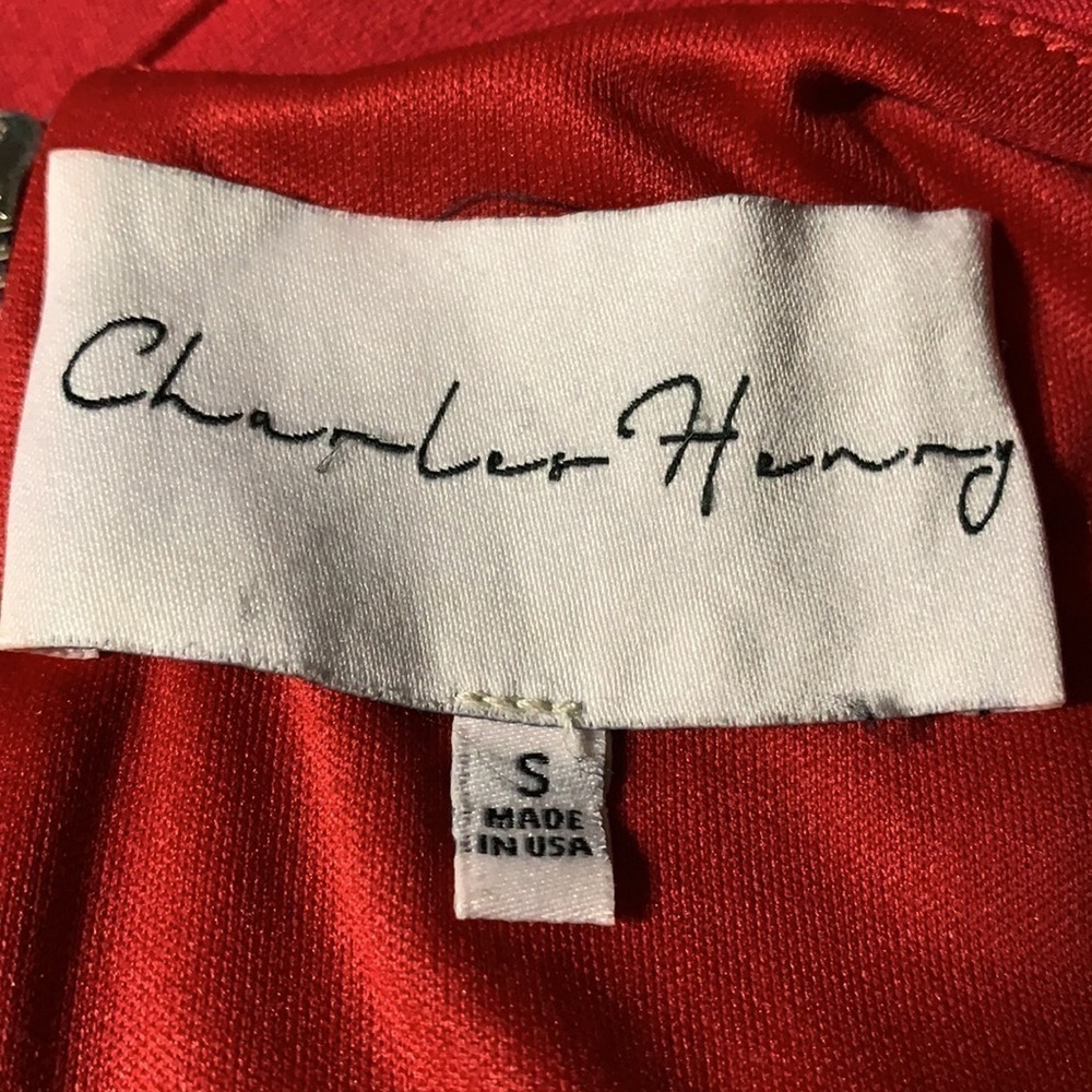 Charles Henry red mini dress, size S, Great cond - Picture 3 of 5